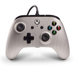 PowerA Xbox One Enhanced Wired Controller - Brushed Aluminum [Xbox One Accessory] Xbox One Accessories PowerA   