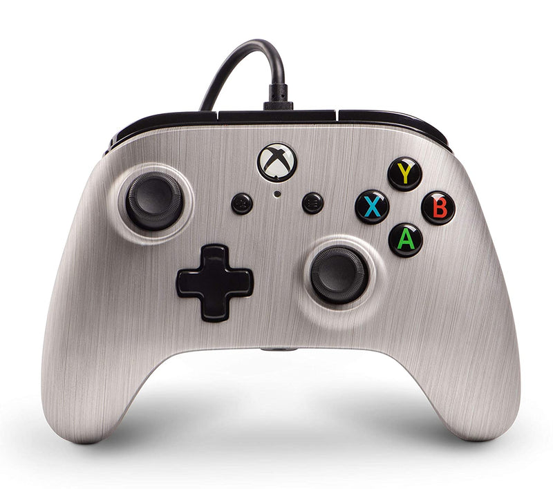 PowerA Xbox One Enhanced Wired Controller - Brushed Aluminum [Xbox One Accessory] Xbox One Accessories PowerA   