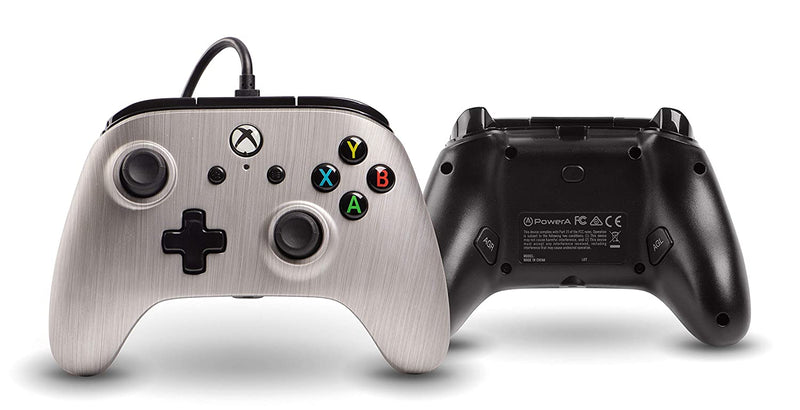 PowerA Xbox One Enhanced Wired Controller - Brushed Aluminum [Xbox One Accessory] Xbox One Accessories PowerA   