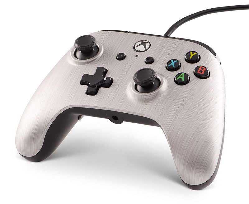 PowerA Xbox One Enhanced Wired Controller - Brushed Aluminum [Xbox One Accessory] Xbox One Accessories PowerA   