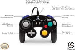 PowerA Wired Controller for Nintendo Switch - GameCube Style: Black [Nintendo Switch Accessory] Nintendo Switch Accessories PowerA   