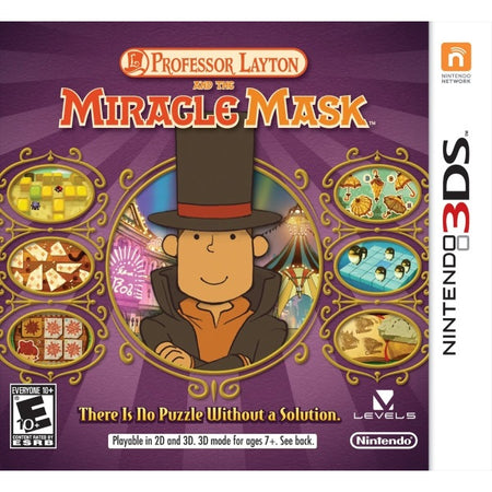 Professor Layton and the Miracle Mask [Nintendo 3DS] Nintendo 3DS Video Game Nintendo   