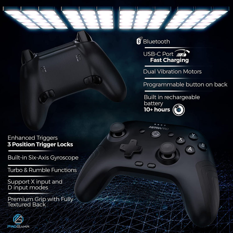 ProGAMR AstraPro Gaming Controller for Nintendo Switch, Android, iPhone, & PC Computer [Cross-Platform Accessory] Cross-Platform Accessories ProGAMR