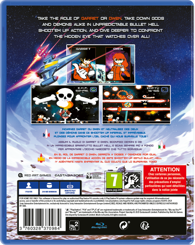 Project Starship [PlayStation 4] PlayStation 4 Video Game Red Art Games   