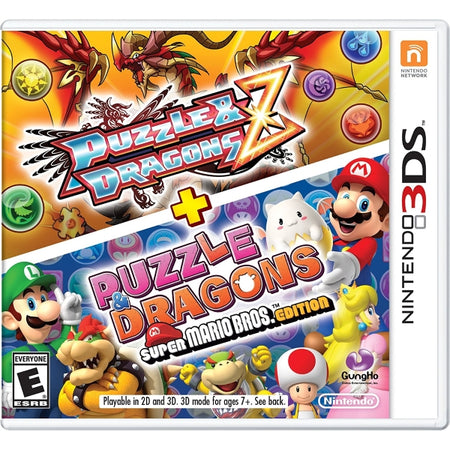 Puzzle & Dragons Z + Puzzle & Dragons: Super Mario Bros. Edition [Nintendo 3DS] Nintendo 3DS Video Game Nintendo   