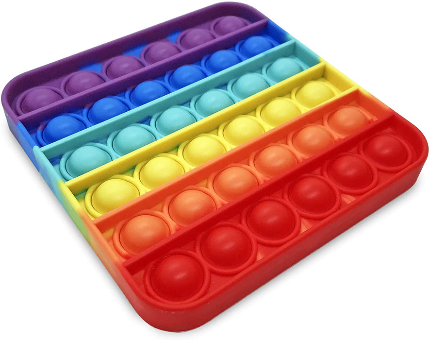 Rainbow Circle Push Pop Bubble Fidget Toy [Toys, Ages 3+] 