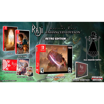 Raji: An Ancient Epic Enhanced - Retro Edition [Nintendo Switch] Nintendo Switch Video Game Premium Edition Games   