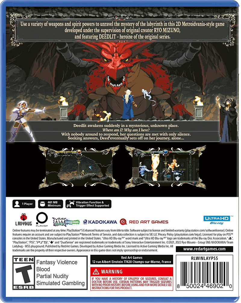 Record of Lodoss War: Deedlit in Wonder Labyrinth [PlayStation 5] PlayStation 5 Video Game Red Art Games   