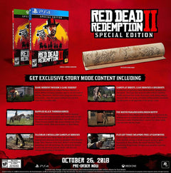 Red Dead Redemption 2 - Special Edition [PlayStation 4] PlayStation 4 Video Game Rockstar Games   
