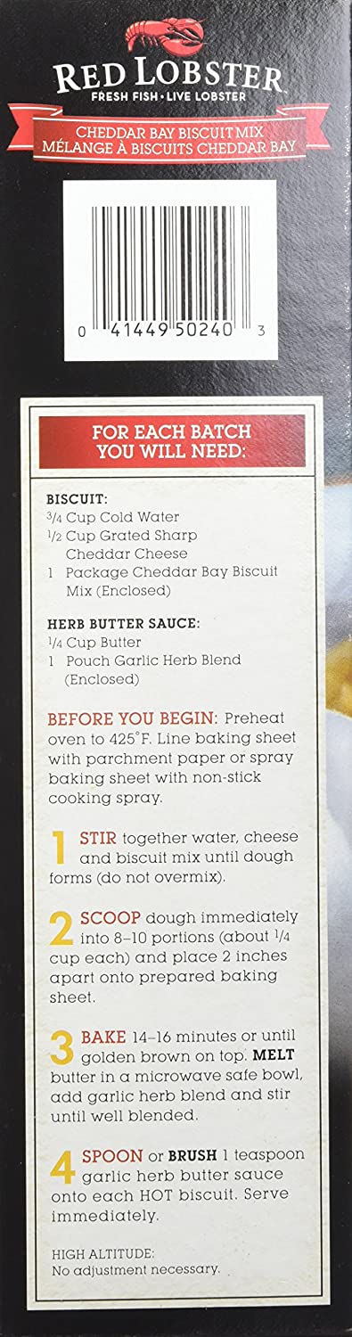 Red Lobster Cheddar Bay Biscuit Mix - 1.28kg [Snacks & Sundries] Snacks & Sundries Red Lobster   