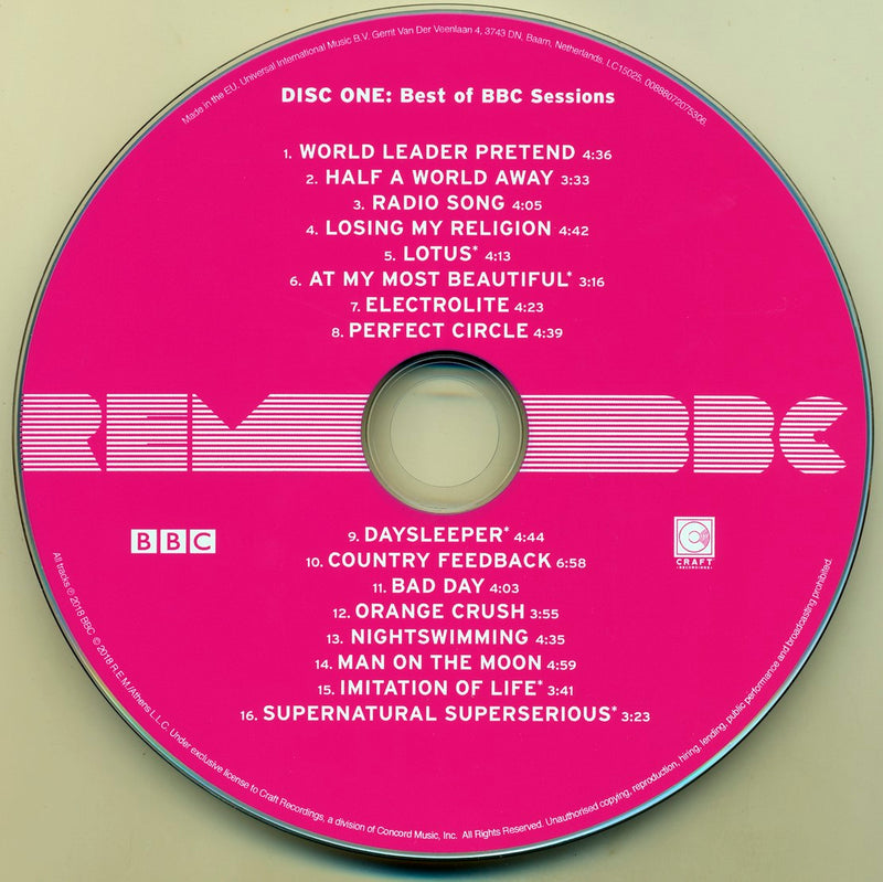 R.E.M. - R.E.M. At The BBC (8CD + DVD Box Set) [Audio CD] Audio CD/Vinyl Craft Recordings   