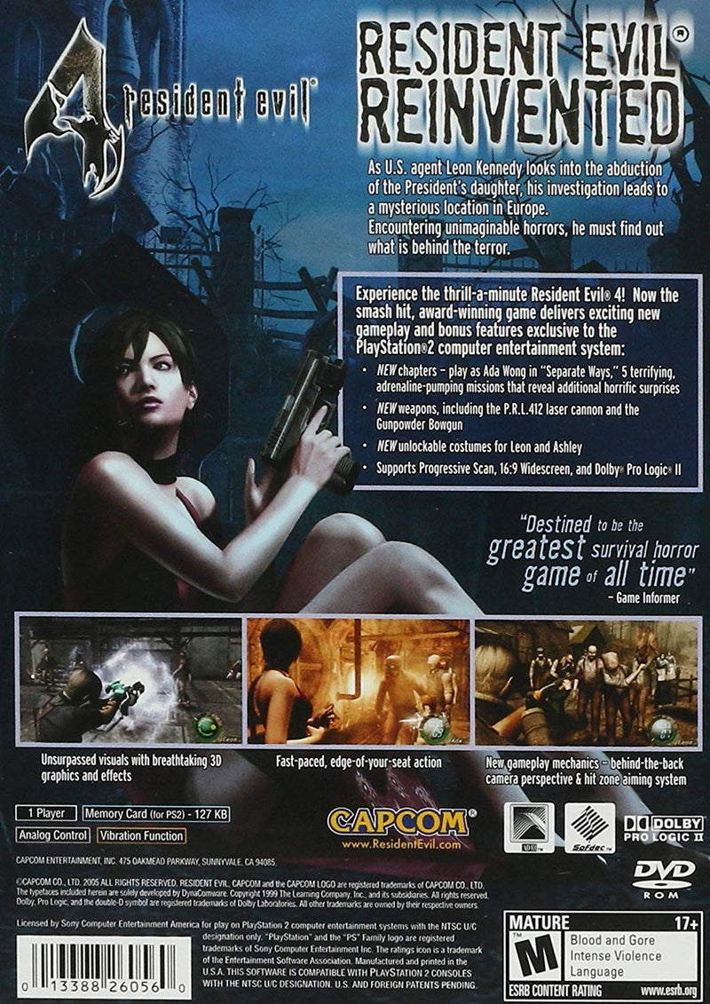 Resident Evil 4 [PlayStation 2] PlayStation 2 Video Game Capcom   
