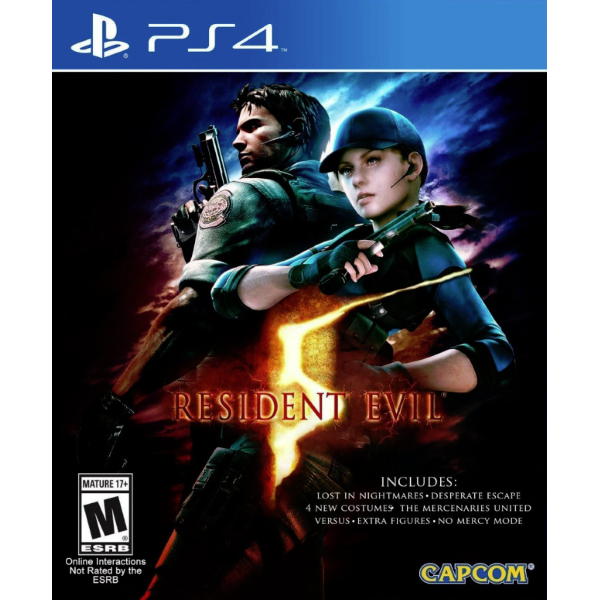 Resident Evil 5 HD [PlayStation 4] PlayStation 4 Video Game Capcom   