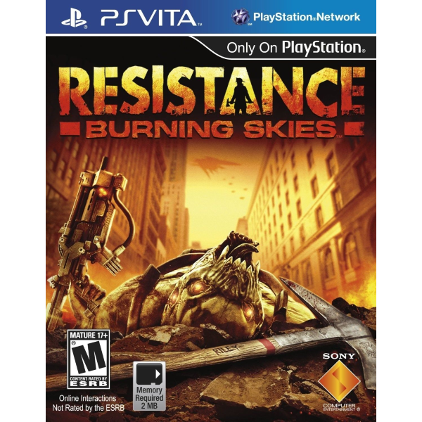 Resistance: Burning Skies [Sony PS Vita] Sony PS Vita Video Game Playstation   