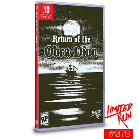Return of the Obra Dinn - Limited Run #078 [Nintendo Switch] Nintendo Switch Video Game Limited Run Games   