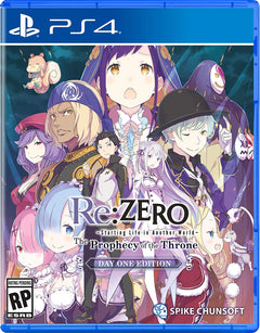 Re:ZERO - Starting Life in Another World: The Prophecy of the Throne - Day 1 Edition [PlayStation 4] PlayStation 4 Video Game Spike Chunsoft   