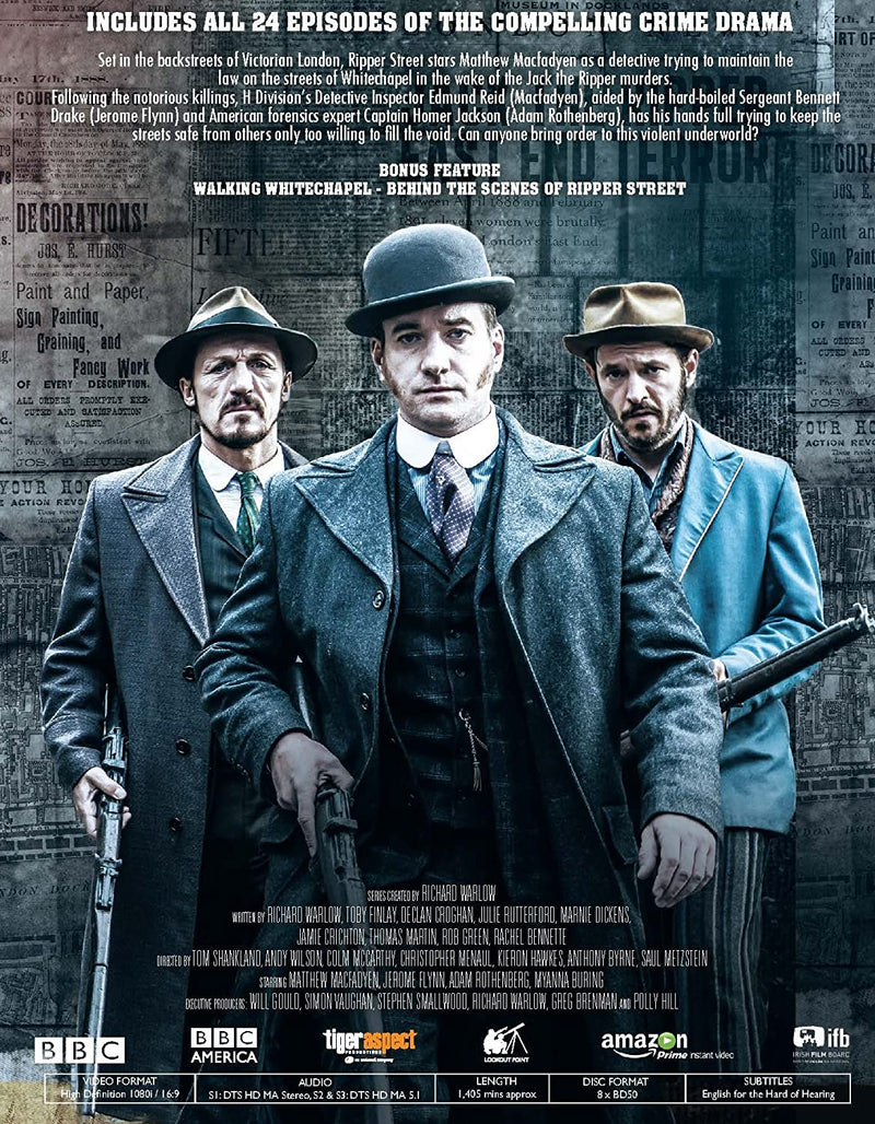 Ripper Street - Series 1-3 [Blu-Ray Box Set] DVDs & Blu-Rays BBC   