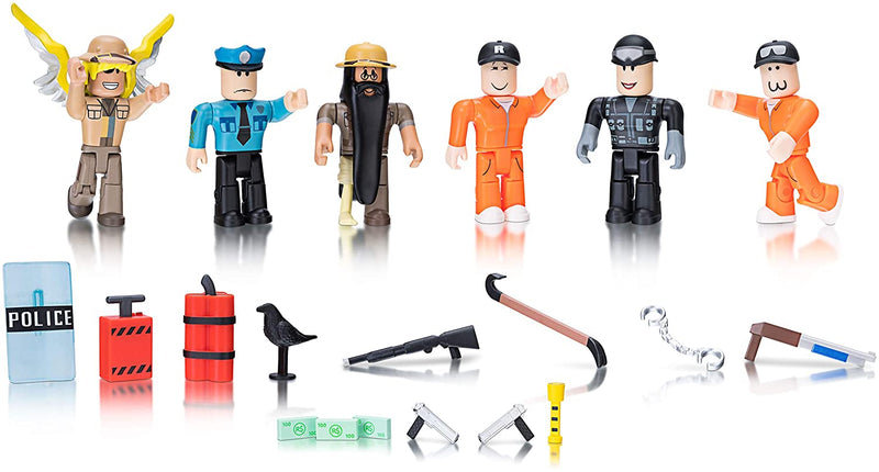 Roblox Action Collection - Jailbreak: Museum Heist - 33 Piece Playset [Toys, Ages 6+] Toys & Games Jazwares   