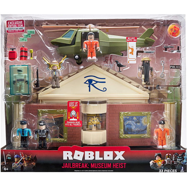 Roblox Action Collection - Jailbreak: Museum Heist - 33 Piece Playset [Toys, Ages 6+] Toys & Games Jazwares   