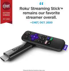 Roku Streaming Stick+ - HD/4K/HDR Streaming Device with Long-range Wireless and Roku Voice Remote with TV Controls - 3810R [Electronics] Electronics Roku   