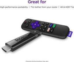 Roku Streaming Stick+ - HD/4K/HDR Streaming Device with Long-range Wireless and Roku Voice Remote with TV Controls - 3810R [Electronics] Electronics Roku   