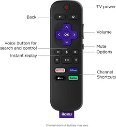 Roku Streaming Stick+ - HD/4K/HDR Streaming Device with Long-range Wireless and Roku Voice Remote with TV Controls - 3810R [Electronics] Electronics Roku   