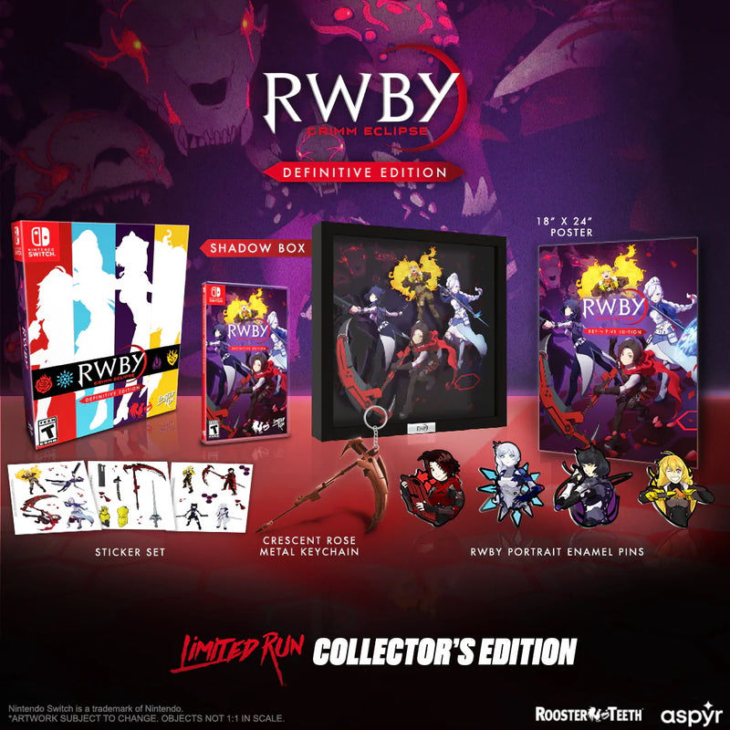 RWBY: Grimm Eclipse Definitive Edition - Collector's Edition - Limited Run #113 [Nintendo Switch] Nintendo Switch Video Game Limited Run Games   