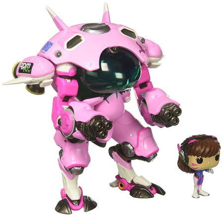 Funko POP! Games - Overwatch: DVA & Meka 6" POP! Vinyl Figure & Buddy 2-Pack [Toys, Ages 3+, #177] Toys & Games Funko   