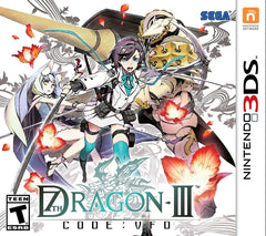 7th Dragon III Code: VFD - Launch First Print Edition [Nintendo 3DS] Nintendo 3DS Video Game SEGA   