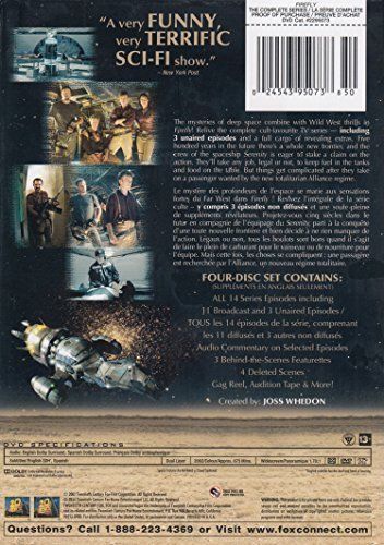 Firefly: The Complete Series [DVD Box Set] DVDs & Blu-Rays 20th Century Fox   