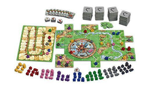 Asmodee Hans im Glück Carcassonne Big Box V3.0 Basic Game Extensions Family Game Board Game 2-6 Players From 7 Years 40 Minutes German, Multicoloured, Colourful • Prijs Asmodee Hans im Glück Carcassonne Big Box V3.0 Basic Game Extensions Family Game Board Game 2-6 Players From 7 Years 40 Minutes German, Multicoloured, Colourful • Prijs