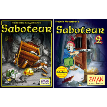 Saboteur 1 & 2 Card Game Z-Man Games   