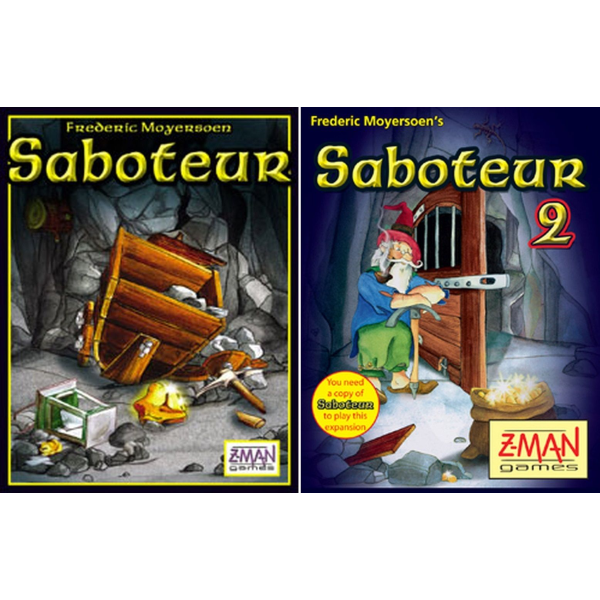 Saboteur 1 & 2 Card Game Z-Man Games   