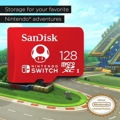 SanDisk 128GB MicroSDXC Memory Card [Nintendo Switch Accessory] Nintendo Switch Accessories Nintendo   