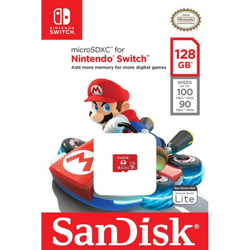 SanDisk 128GB MicroSDXC Memory Card [Nintendo Switch Accessory] Nintendo Switch Accessories Nintendo   