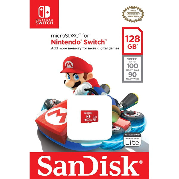 SanDisk 128GB MicroSDXC Memory Card [Nintendo Switch Accessory] Nintendo Switch Accessories Nintendo   