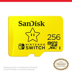 SanDisk 256GB MicroSDXC Memory Card [Nintendo Switch Accessory] Nintendo Switch Accessories Nintendo   