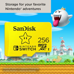 SanDisk 256GB MicroSDXC Memory Card [Nintendo Switch Accessory] Nintendo Switch Accessories Nintendo   