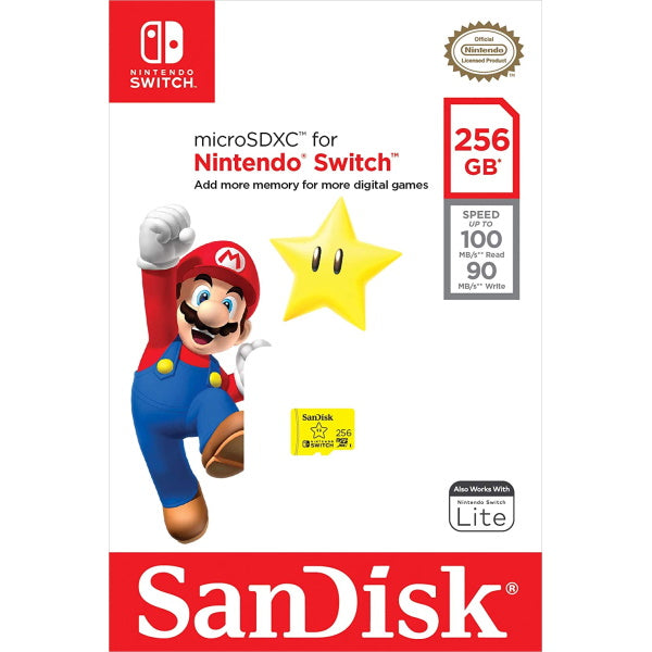 SanDisk 256GB MicroSDXC Memory Card [Nintendo Switch Accessory] Nintendo Switch Accessories Nintendo   