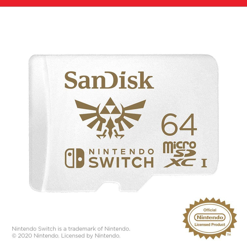 SanDisk 64GB MicroSDXC Memory Card [Nintendo Switch Accessory] Nintendo Switch Accessories Nintendo   