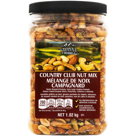 Savanna Orchards Country Club Nut Mix - 1.02kg [Snacks & Sundries] Snacks & Sundries Savanna Orchards   
