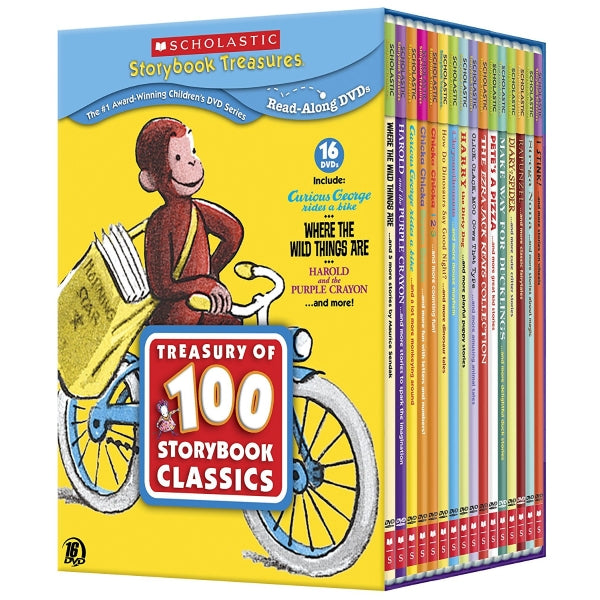 Scholastic Storybook Treasures - Treasury of 100 Storybook Classics [DVD Box Set] DVDs & Blu-Rays Scholastic   