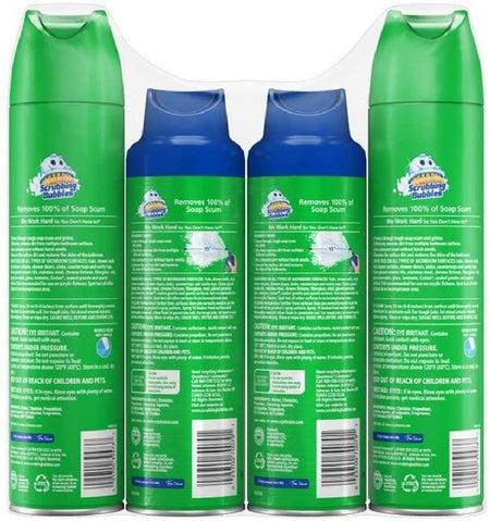 Scrubbing Bubbles Bathroom Grime Fighter / Mega Shower Foamer - 4 Pack - 90 oz [House & Home] House & Home SC Johnson   