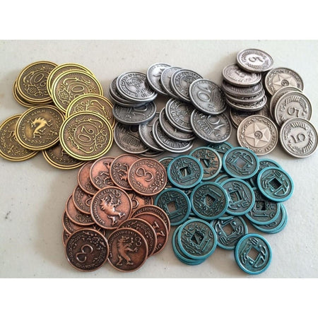 Scythe - Metal Coins Add-On [Board Game Accessory] Board Game Stonemaier Games   