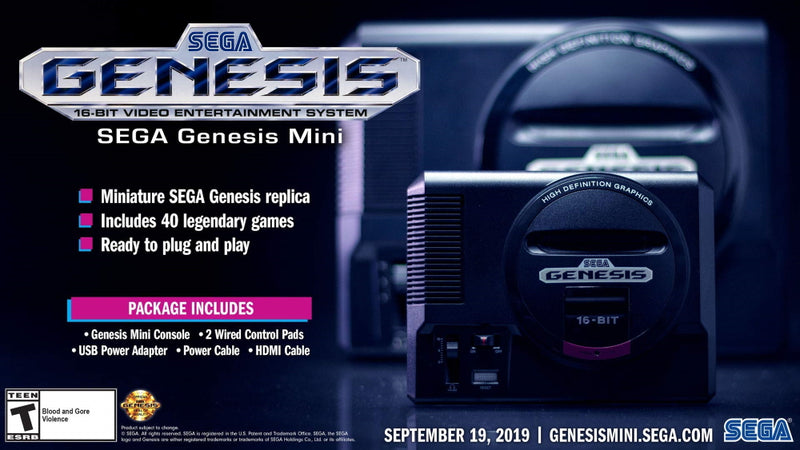 SEGA Genesis Classic Mini Edition [Retro System] Retro Systems SEGA   