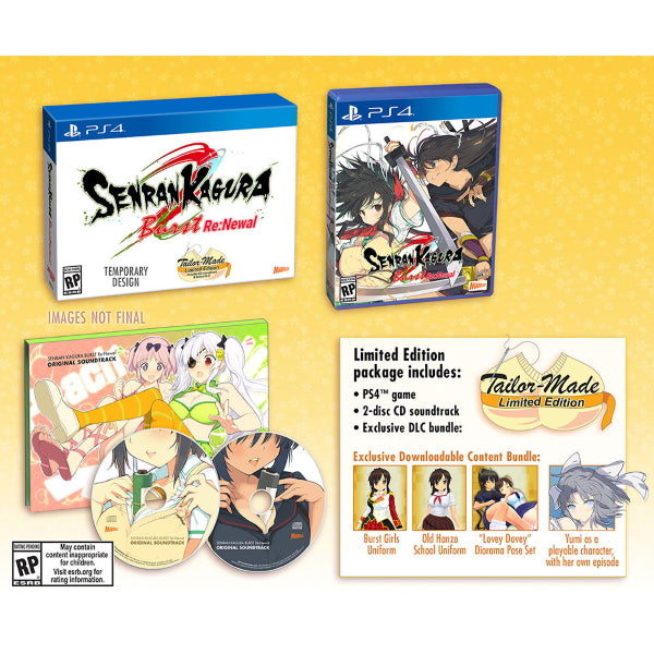Senran Kagura Burst Re:Newal - Tailor-Made Limited Edition Senran Kagura Burst Re:Newal - Tailor-Made Limited Edition