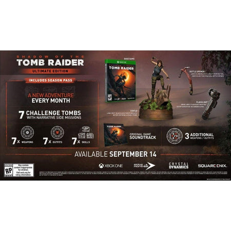 Shadow of the Tomb Raider - Ultimate Edition [Xbox One] Xbox One Video Game Square Enix   