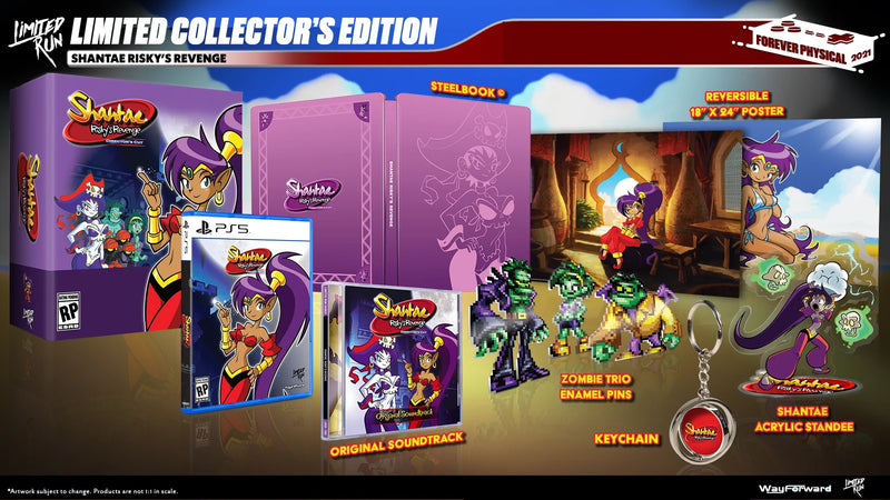 Shantae: Risky's Revenge - Director's Cut Collector's Edition - Limited Run #004 [PlayStation 5] PlayStation 5 Video Game Limited Run Games   