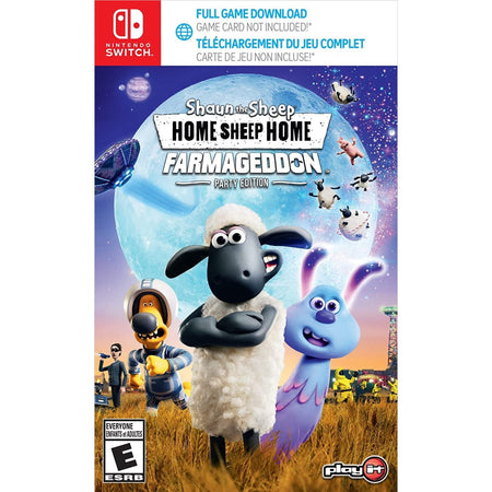 Shaun the Sheep: Home Sheep Home - Farmageddon Party Edition - Code in Box [Nintendo Switch] Nintendo Switch Video Game GS2 Games