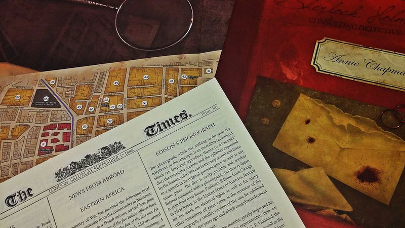 Sherlock Holmes Consulting Detective: Jack the Ripper & West End Adventures [Board Game, 1-8 Players] Board Game Asmodee   